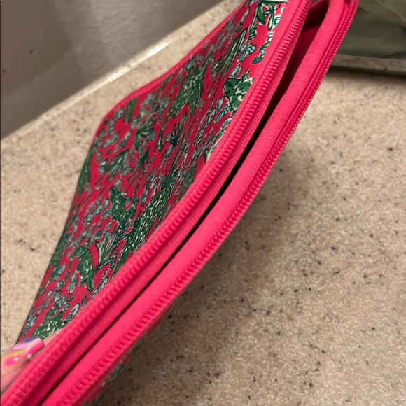 Lilly Pulitzer Pink and Green Floral Tablet Case - Picture 3 of 6
